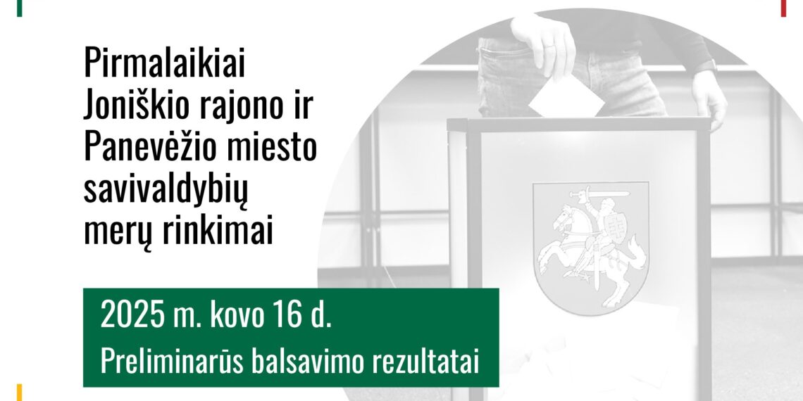 Antrajame rinkimų ture dėl Joniškio rajono savivaldybės mero mandato varžysis G. Čepulis ir L. Jonaitis
