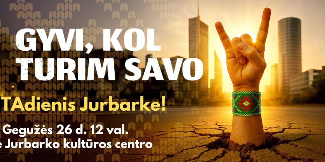 Gegužės 26-ąją Jurbarkas švęs Tautadienį.