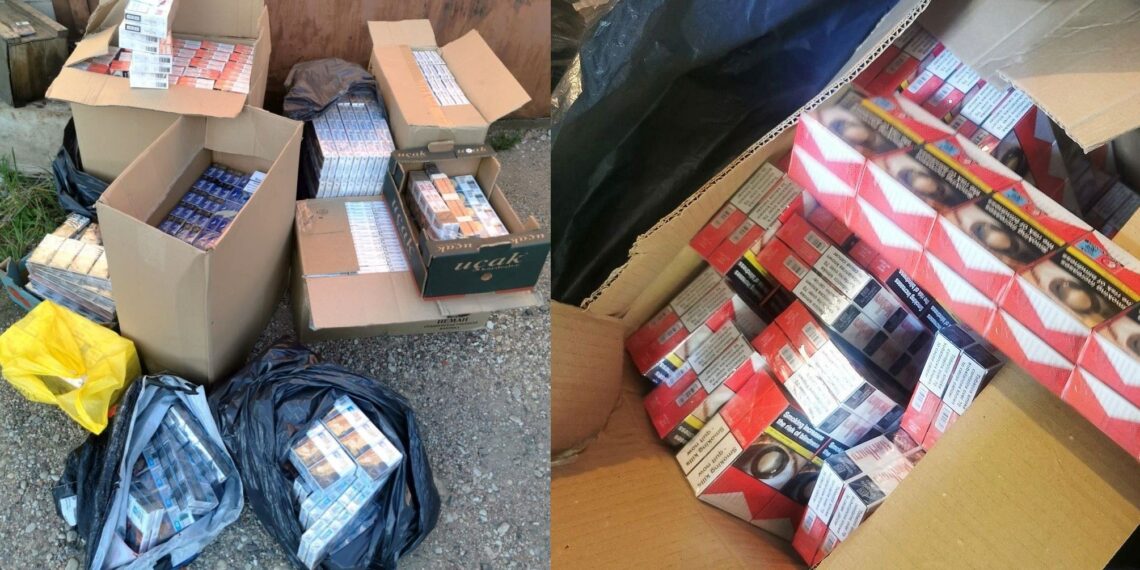Sėkminga Pagėgių pasieniečių operacija Kauno rajone: aptikta cigarečių už 28 tūkst. eurų