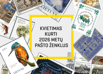 Nuo Plungės dvaro iki Lietuvos radijo 100-mečio: gyventojai kviečiami kurti iliustracijas 2026 m. pašto ženklams