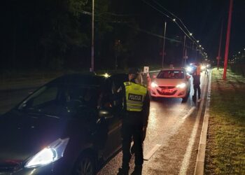 Spalį šalies keliuose organizuojamos prevencinės priemonės