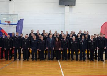 Ugniagesių gelbėtojų mokykloje Lietuvai iškilmingai prisiekė UG-25/40 grupės kursantai