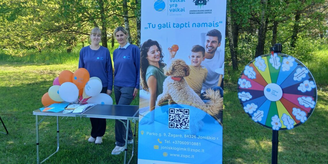 Šeimų piknike – vaikų juokas, bendrystė ir prasmingi susitikimai