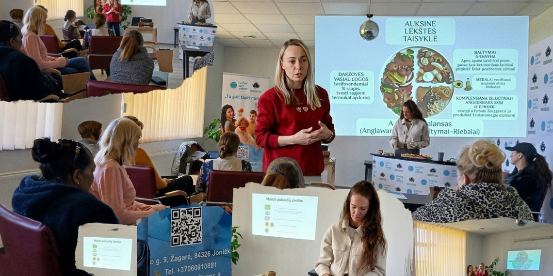 Sveikesni pasirinkimai kasdienybėje: paskaita apie sveiką mitybą