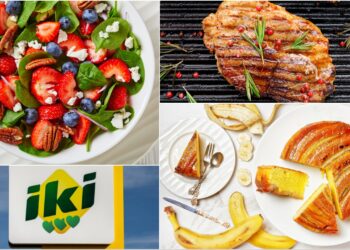 Ką gaminti šį savaitgalį? „Iki“ akcijos pasufleruos pigų meniu: nuo braškių salotų iki sultingų kepsnių ir bananinio skanėsto