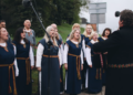 Savaitgalį Kėdainiai tampa chorinės muzikos sostine. Choristai uždainavo net prekybos centre.